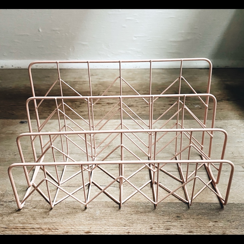 💌Millennial Pink Mail/Paper Organizer💌